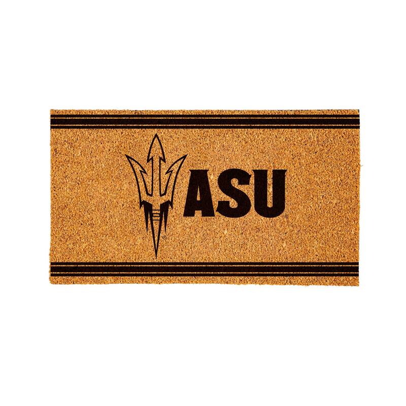 Arizona State University PVC Door Mat - Black