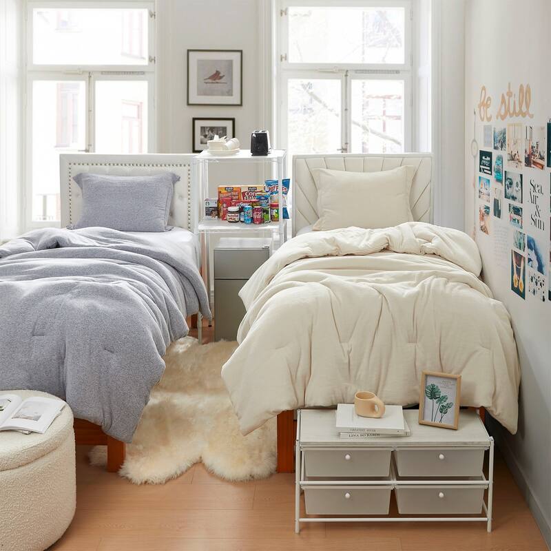 Inside Out Hoodie Sleep - Coma Inducer® Oversized Comforter Set - Creamy Taupe