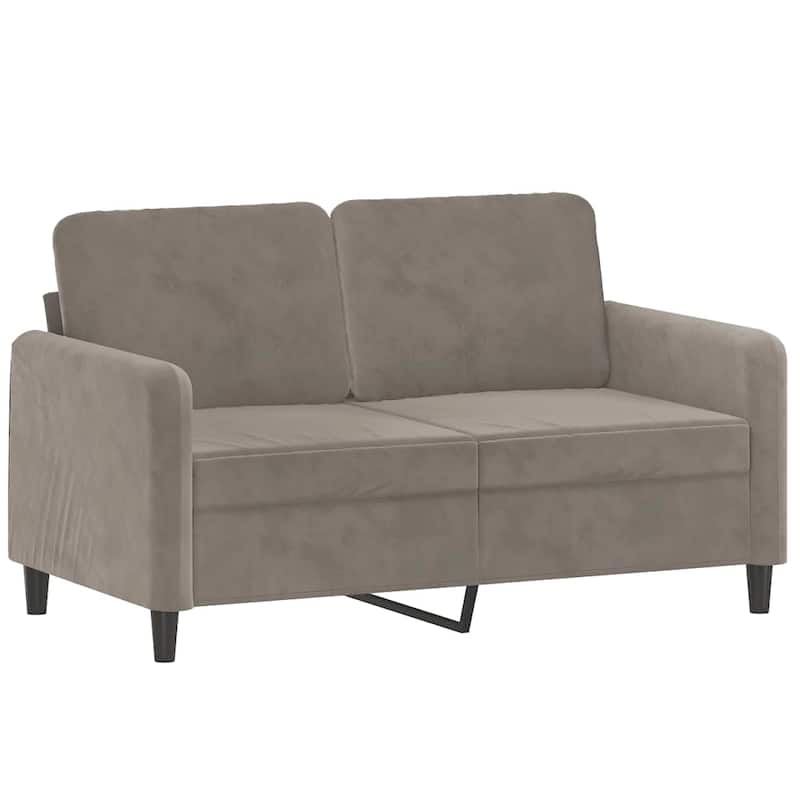 vidaXL Sofa Sectional Couch with Pillows and Cushions for Living Room Velvet