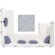 preview thumbnail 17 of 15, SAFAVIEH Outdoor Granton 5-piece Solid Wood Sectional Conversation Set