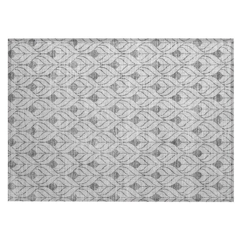 Machine Washable Indoor/ Outdoor Chantille Contempoary Geo Rug