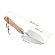 preview thumbnail 2 of 3, 3Pcs 10.4" Garden Planting Trowel Hand Shovel Spade Digging Trowel Silver Yellow - Silver Tone, Yellow Silver Tone, Yellow