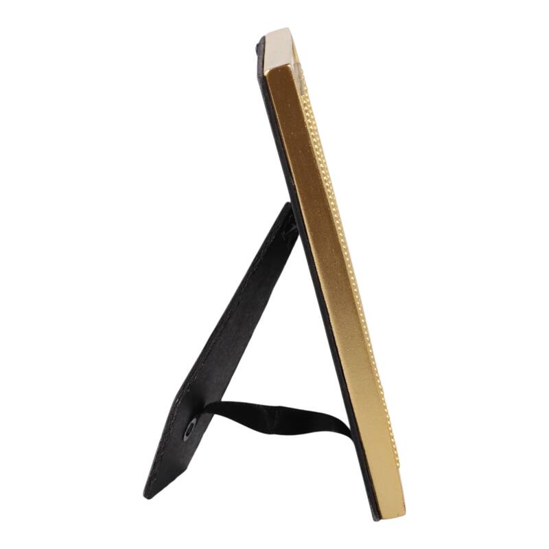 Resin Glass Photo Frame Modern Glam Style Sleek Decorative Detailing