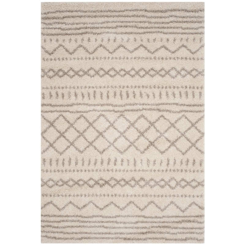 SAFAVIEH Arizona Shag Lotta Moroccan 1.2-inch Thick Rug