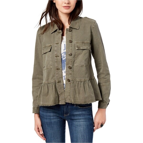 lucky brand olive jacket
