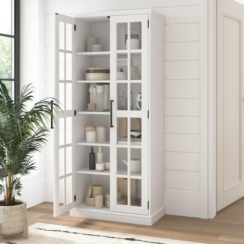 Westbrook Curio Cabinet with Glass Doors by Bush Furniture