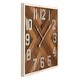 preview thumbnail 5 of 5, Wood and Metal Wall Clock