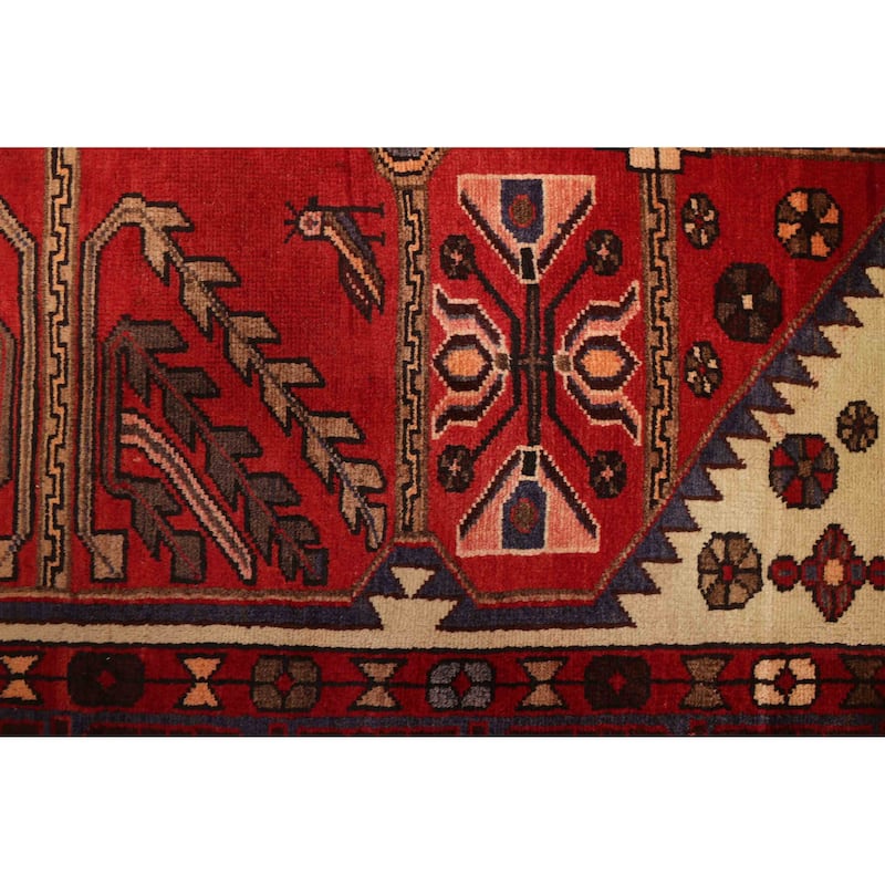 ECARPETGALLERY Hand-knotted Andelz Red Wool Rug - 5'3 x 6'9