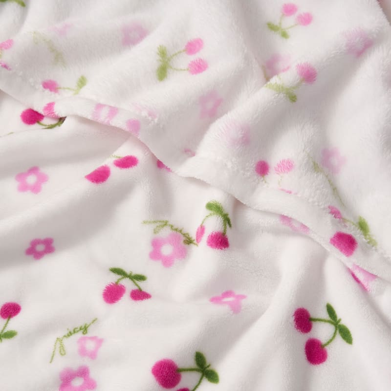 Juicy Couture Plush Baby Throw Blankets