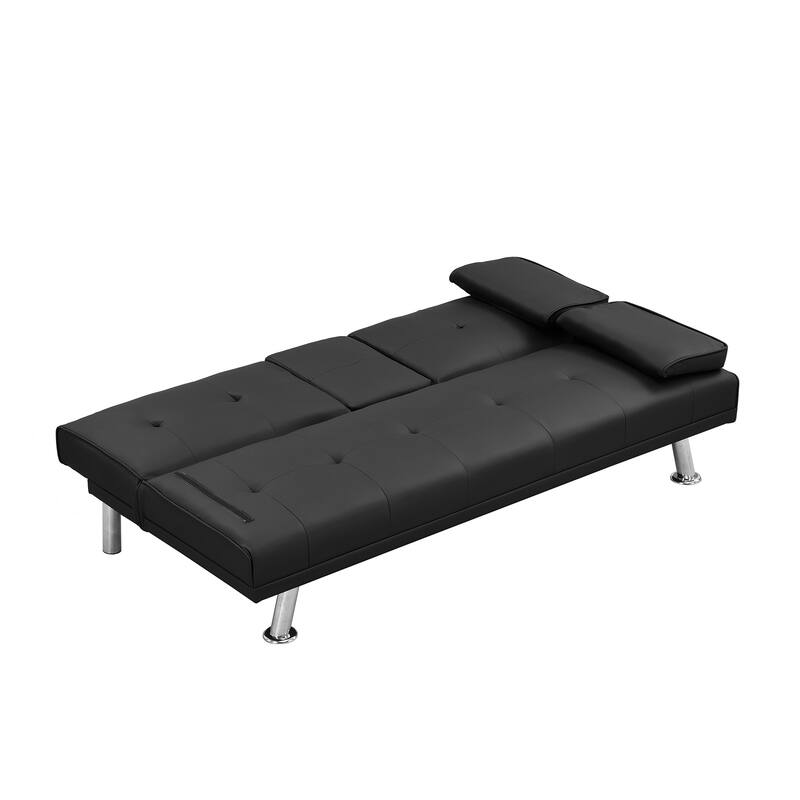 Wooden frame lounge chair with armrests stainless steel legs