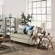 preview thumbnail 1 of 6, Kintha Transitional Beige Chenille Upholstered Loveseat by Furniture of America