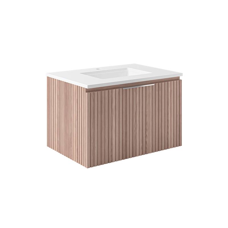 Fresca FCB4130-CWH-U Elliot 30" Wall Mounted Single Basin Vanity Set
