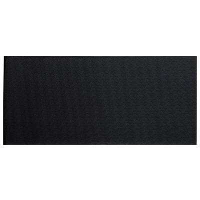 TreadmillMat - Super Heavy Duty Quality - Commercial Grade Solid Vinyl - Fitness Equipment Mat, Black, 36" x 78"