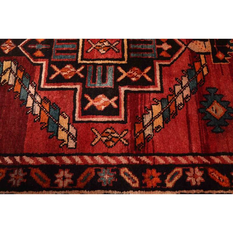 ECARPETGALLERY Hand-knotted Konya Anatolian Red Wool Rug - 3'1 x 14'4