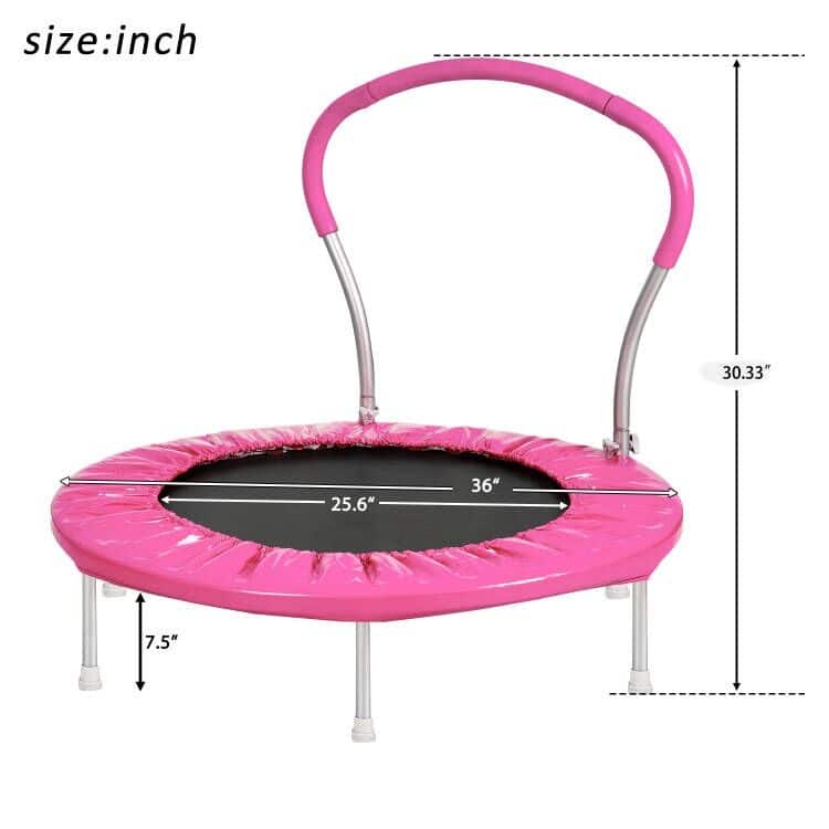 36" Trampoline With Handle