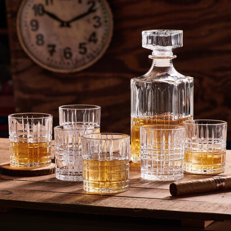 Lexington Whiskey Set - Set of 7 - 11"W x 21"D x 10"H