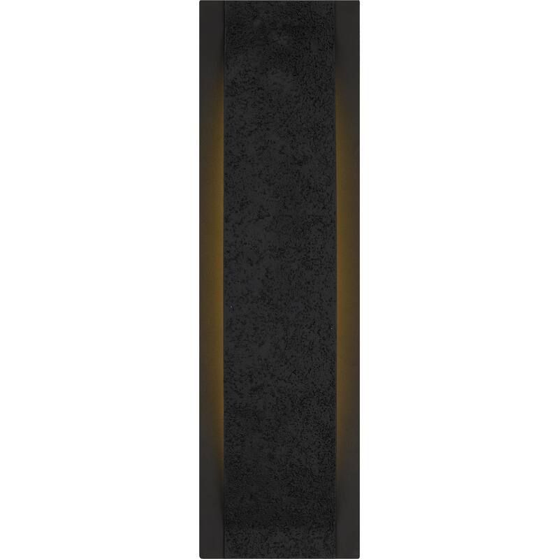 Onyx Integrated LED Earth Black Outdoor Wall Lantern