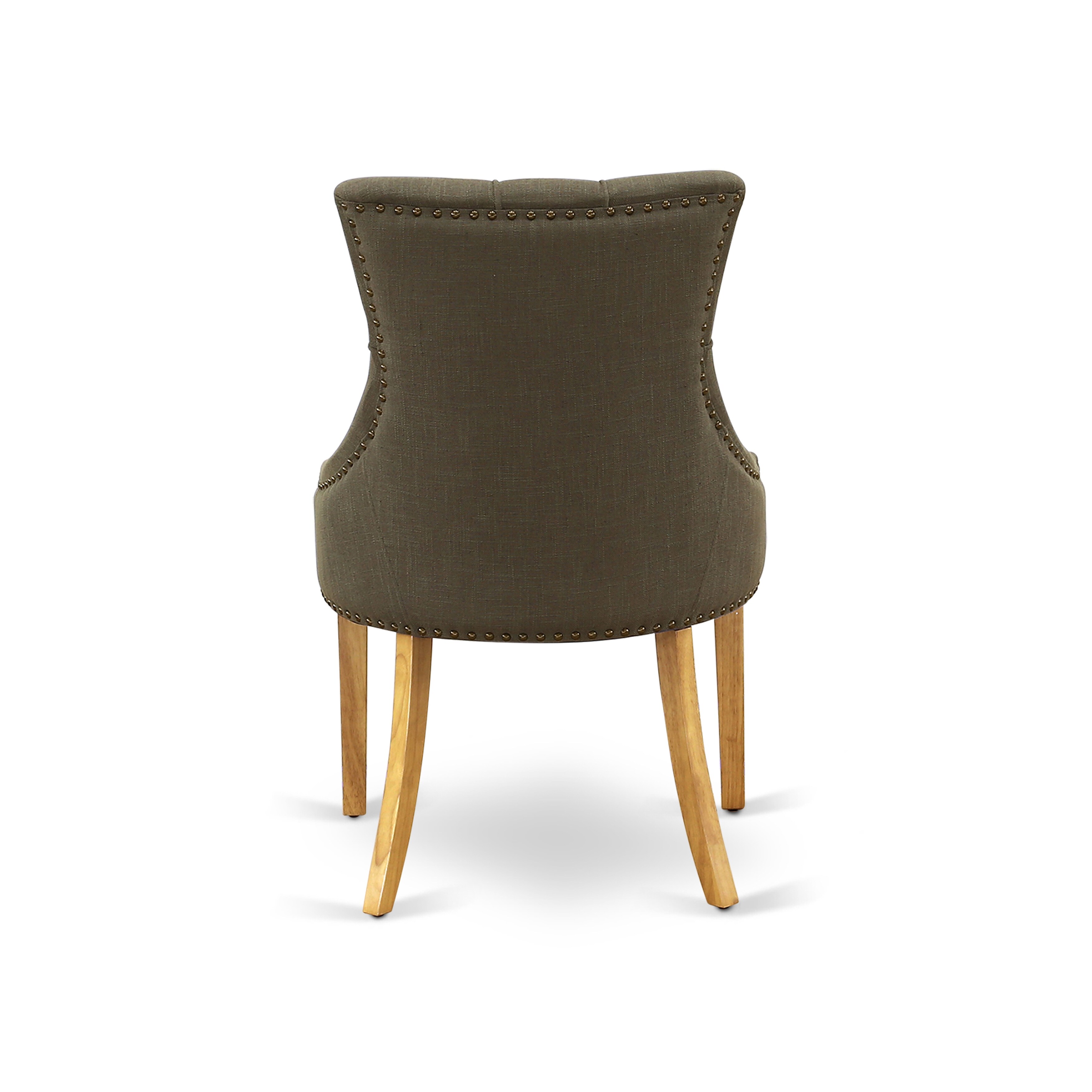 Shop Frp4t20 Friona Parson Chair With Oak Leg And Linen Fabric Dark Gotham Grey Overstock 31672583