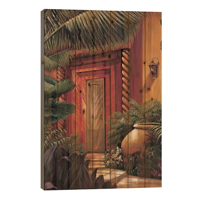 A Quiet Place II Print On Wood by Eduardo - Multi-Color