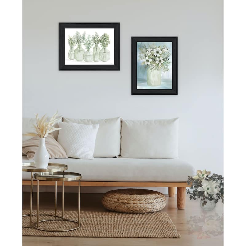 Trendy Decor 4U "Simply Sage 1" Printed Framed Wall Art by Cindy Jacobs