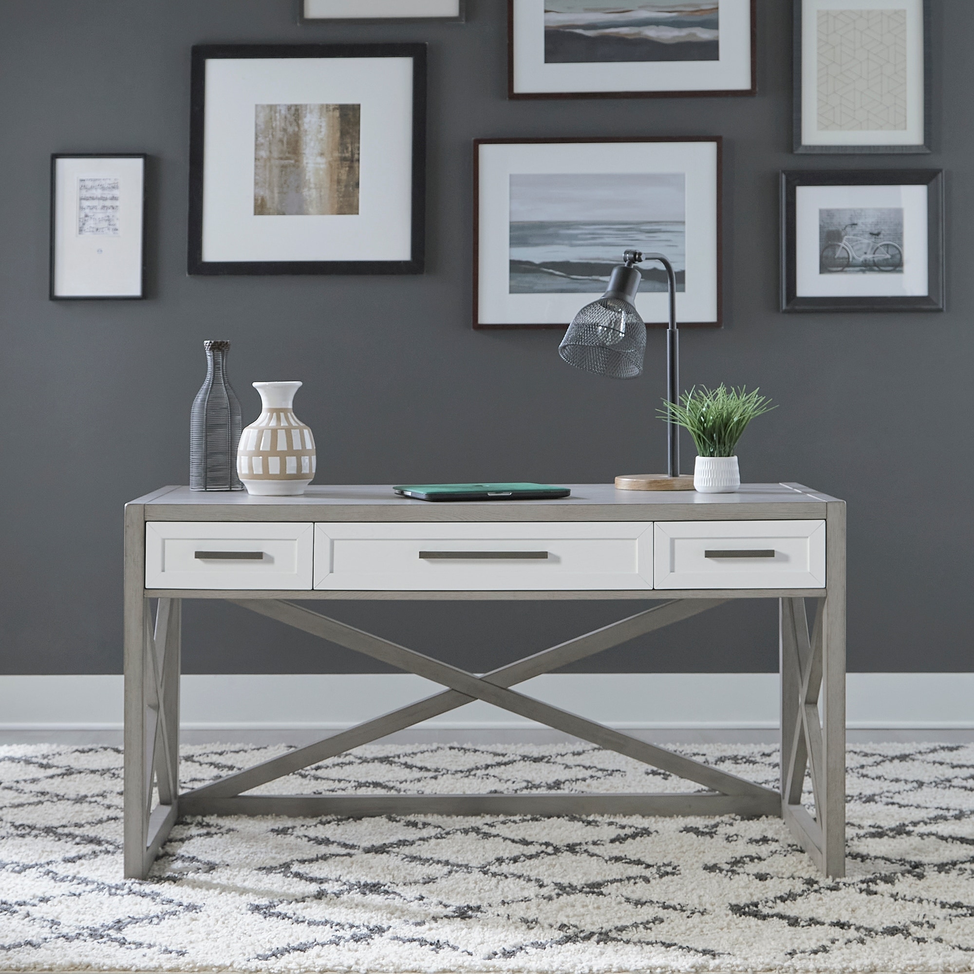 Two tone writing deals desk