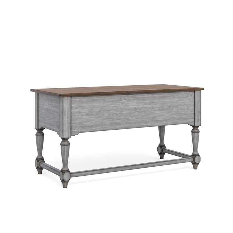 Plymouth Gray Writing Desk by Flexsteel