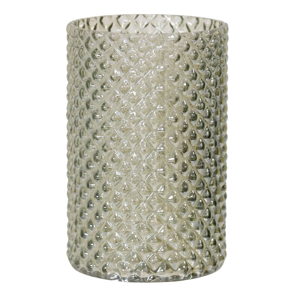 StyleCraft Smoke Texture - Glass Vase - Luster