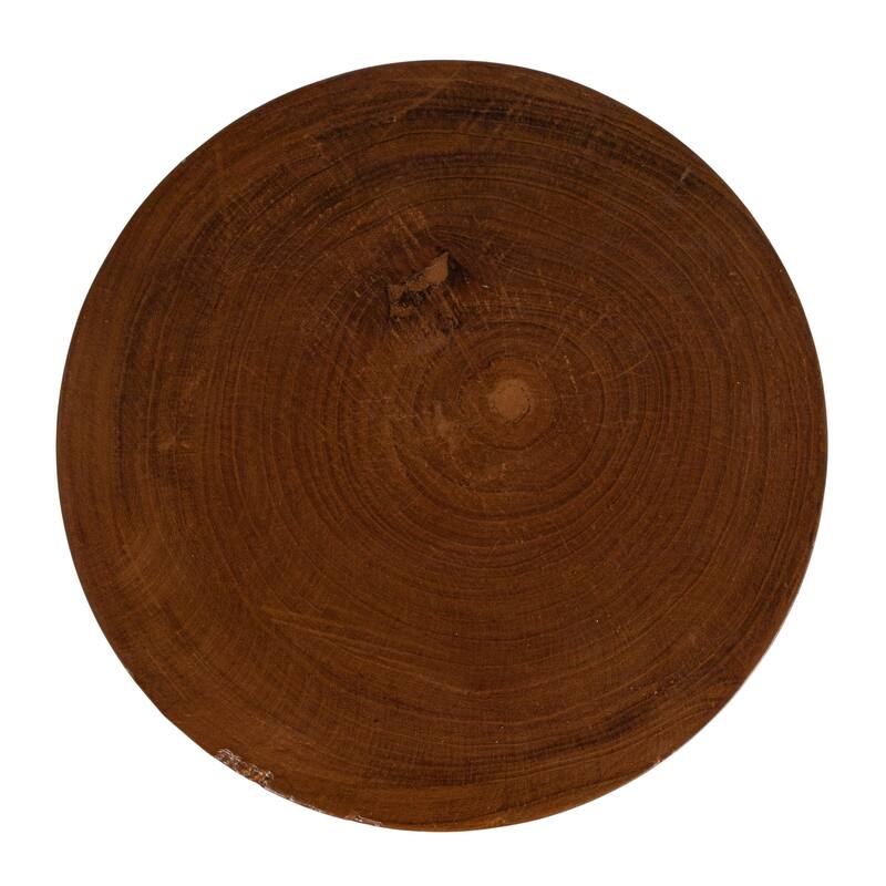 Hand-Carved Wood Stool