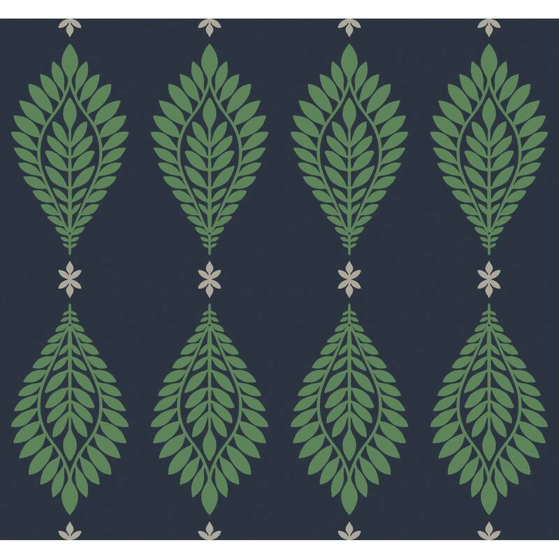 Seabrook Designs Lillian August Mirasol Palm Frond Unpasted Wallpaper