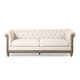 preview thumbnail 27 of 55, Castalia Nailhead Trim Chesterfield Sofa by Christopher Knight Home - 78.75" L x 33.50" W x 28.00" H
