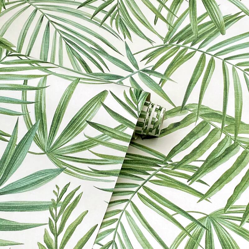 Arthouse Juan Green Palm Leaves Wallpaper