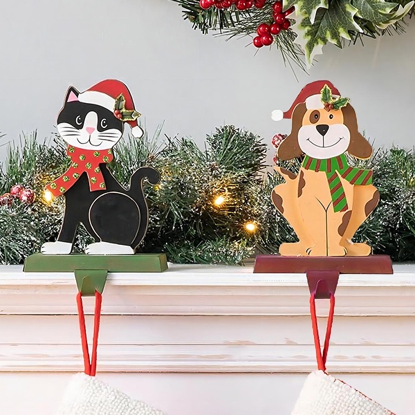 Glitzhome led marquee stocking holder on sale