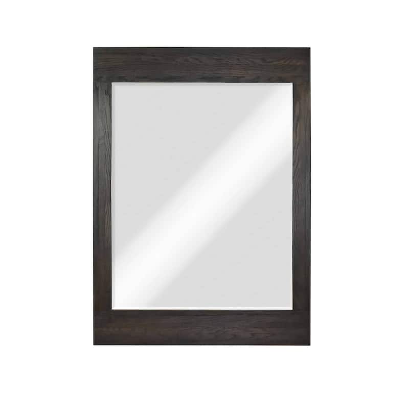 Winemaker Reclaimed Wood Beveled Glass Mirror