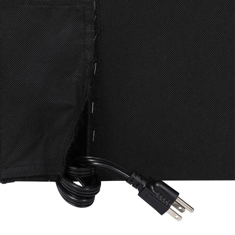 Contoured Headboard with 2 Power Outlets, 1 USB and 1 USB-C Port