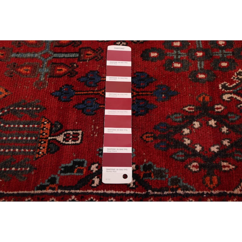 ECARPETGALLERY Hand-knotted Kayseri Vintage Red Wool Rug - 6'11 x 10'4