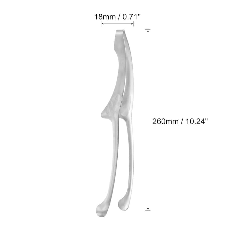 Serving Tongs, 2pcs 10 Inch Stainless Steel Ice Tongs, Mini Sugar Tongs - Silver - Silver