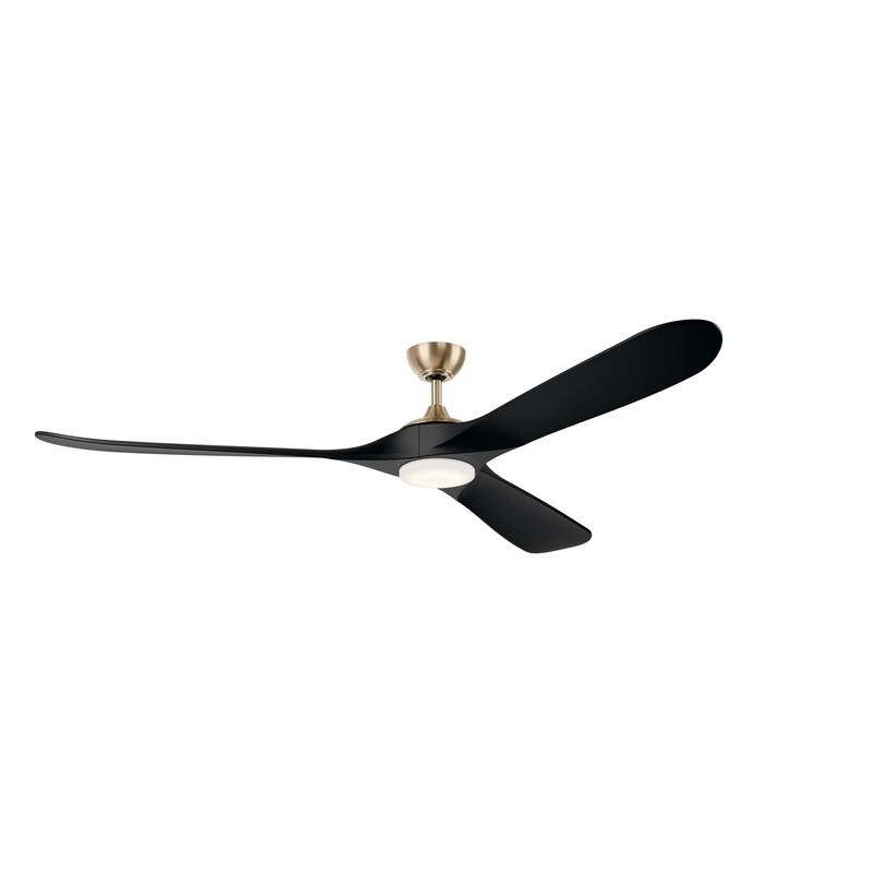 Kichler Lighting Mylo 80 Inch Ceiling Fan with Satin Etch Cased Opal Glass