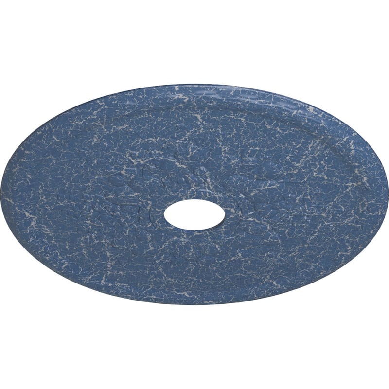 22 5/8"OD x 3 5/8"ID x 5/8"P Grape Ceiling Medallion