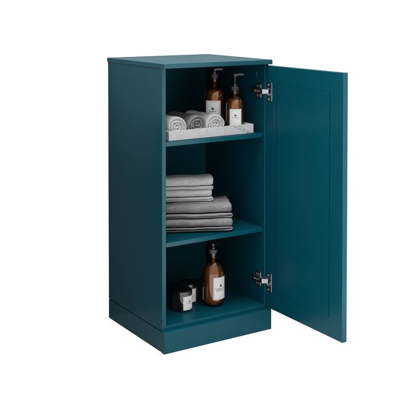 Palace Imports Solid Wood Bathroom Storage Cabinet, Raised Panel Door, Adjustable Shelves