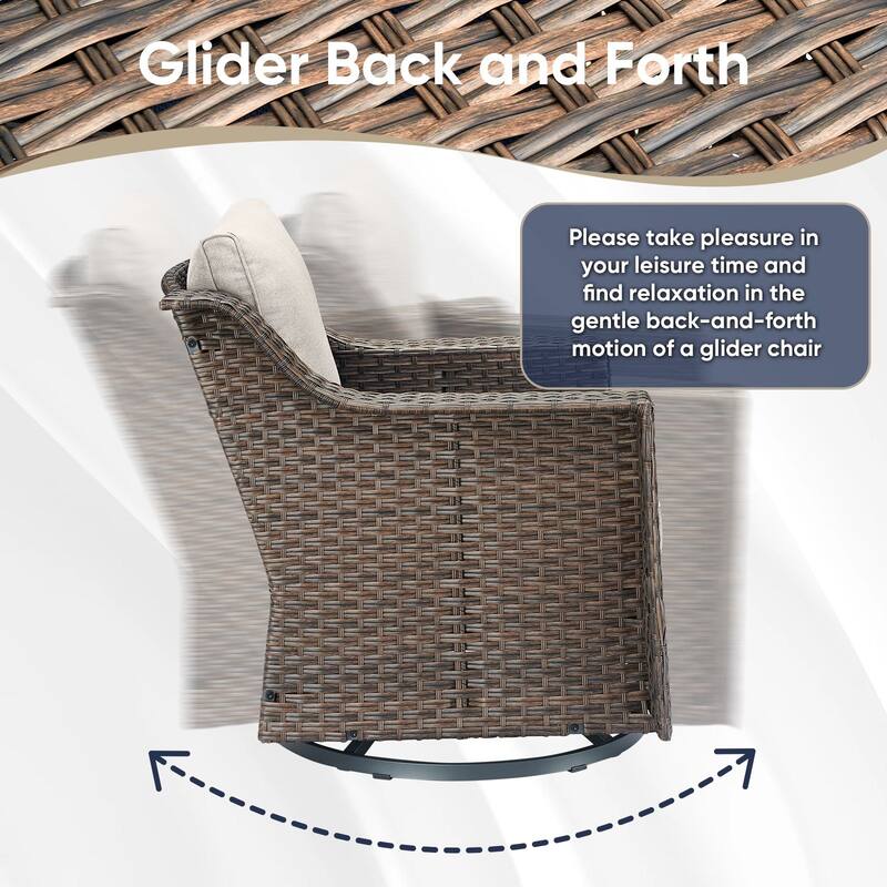 Outdoor Fire Table with Patio Funiture Set