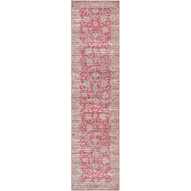 Livabliss Nolita Floral Border Machine Washable Area Rug