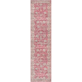 Livabliss Nolita Floral Border Machine Washable Area Rug