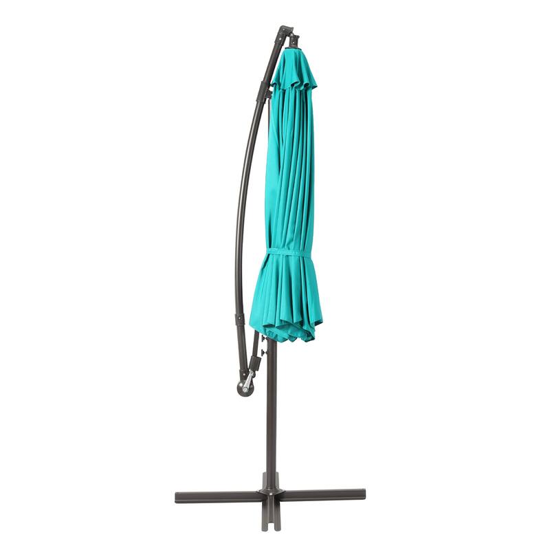 Weller 10-foot Offset Cantilever Hanging Patio Umbrella
