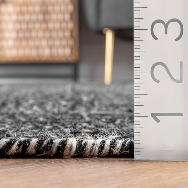 dimension image slide 3 of 4, Nuloom Ago Geometric Wool Area Rug