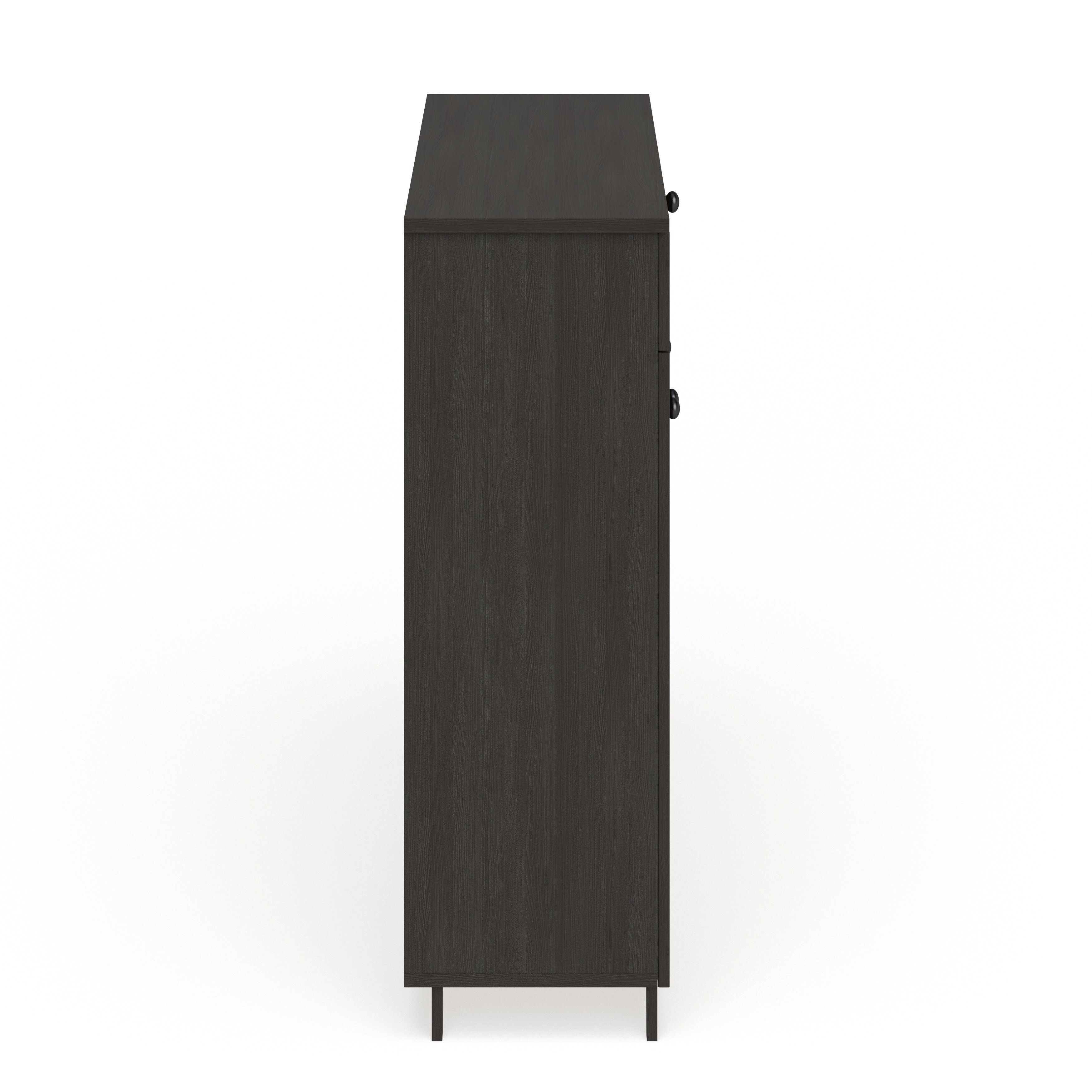 Porch & den rocheblave espresso wood shoe storage cabinet deals