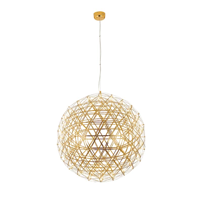 252-Light Gold Stainless Steel LED Chandelier