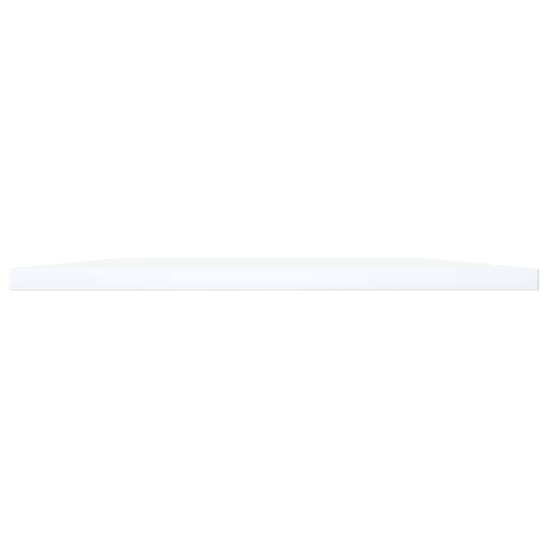 vidaXL Bookshelf Boards 4 pcs White 39.4"x15.7"x0.6" Chipboard