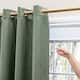 Grand Pointe 45 inch Length Short Grommet Blackout Curtain Panel with attachable wand