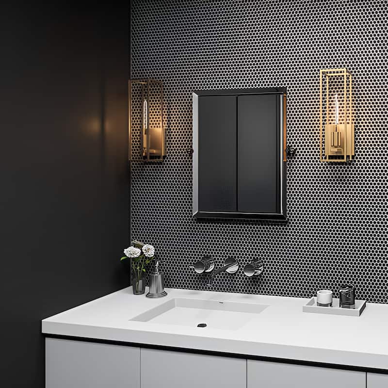 1 - Light Dimmable Armed Sconce