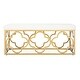 preview thumbnail 2 of 27, SAFAVIEH Fleur Moroccan Glam Velvet Rectangle Bench - 44.5" x 16.5" x 19"